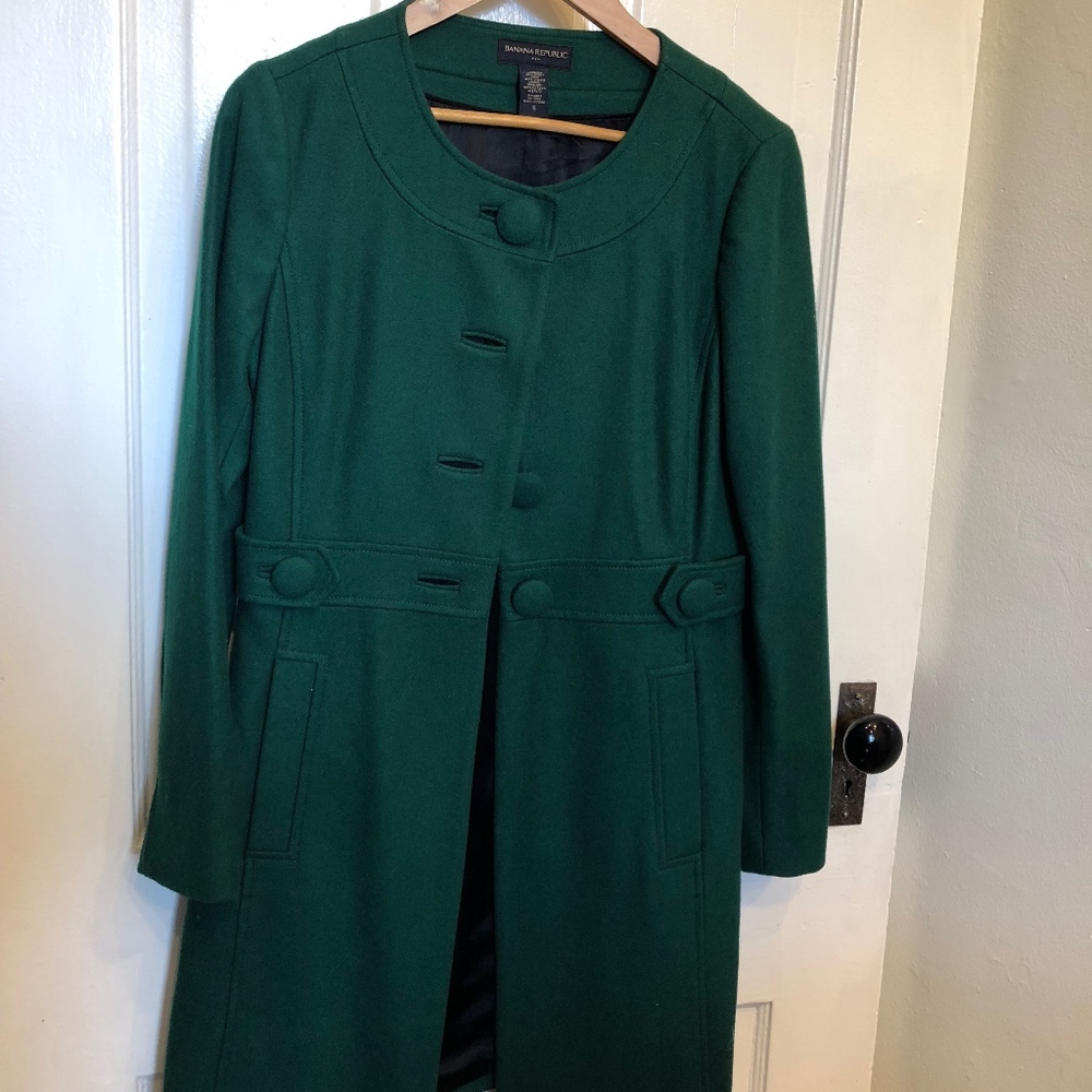 Green Wool Coat